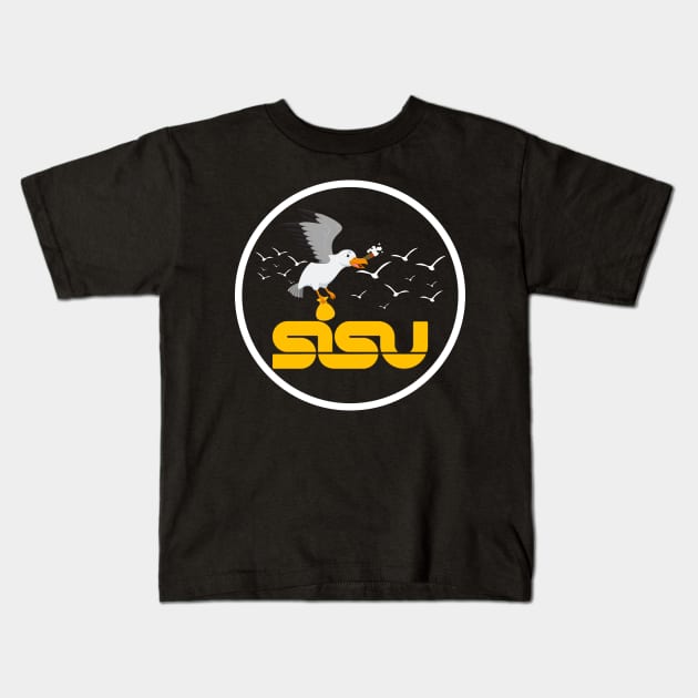 The SIgull has landed Kids T-Shirt by SISU Extracts